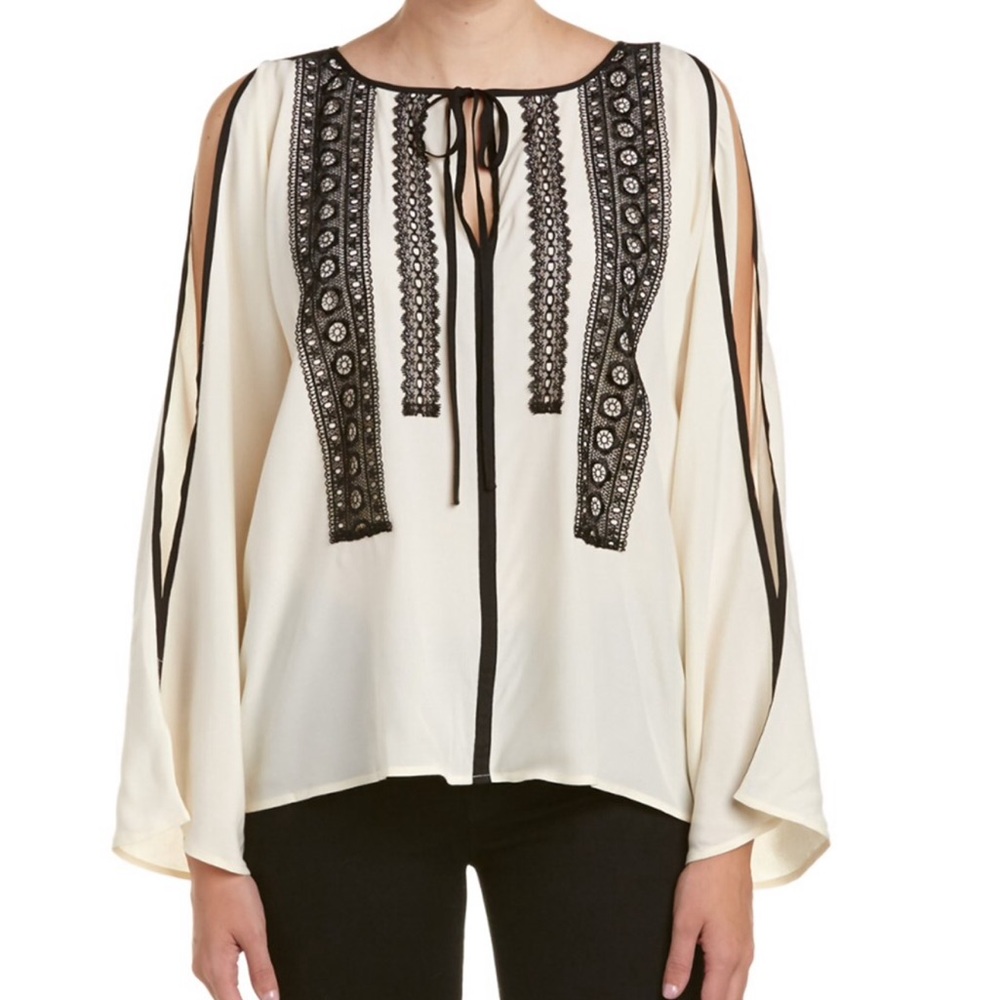 Liberty Garden Cold-shoulder Blouse